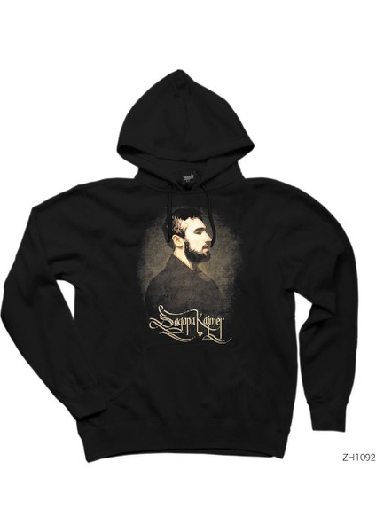 Sagopa Kajmer Siyah Kapşonlu Sweatshirt Hoodie
