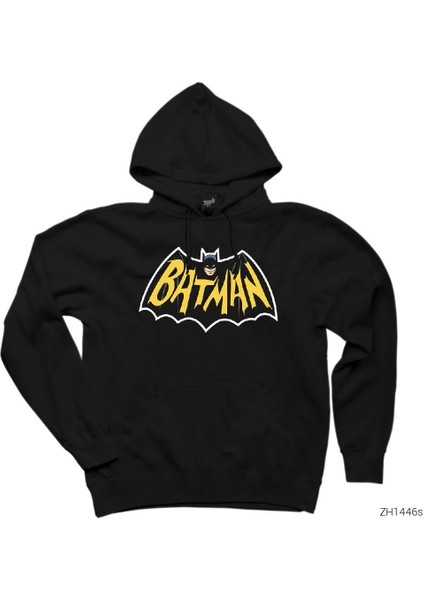 Batman Comic Siyah Kapşonlu Sweatshirt Hoodie
