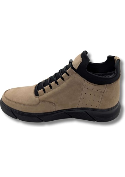 Quotazio Içi Yünlü Lastik Bağlı Ortopedik Bot - Kum - 40 modelleri