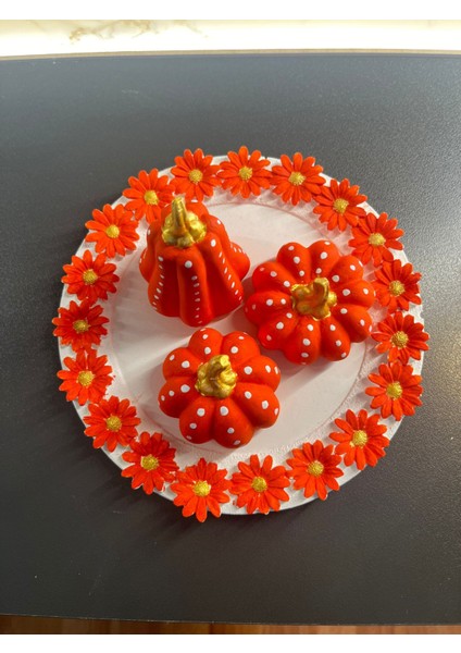 Bal Kabağı Tepsili Set