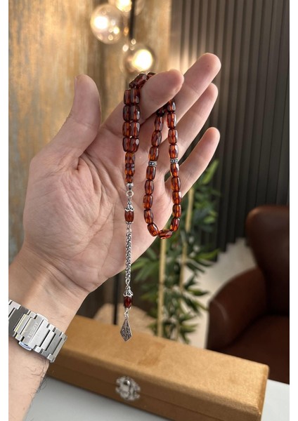 Bilek Boy Rus Damla Kehribar Gümüş (Amber), (مسبحة قطرة كهريبار) indirimleri