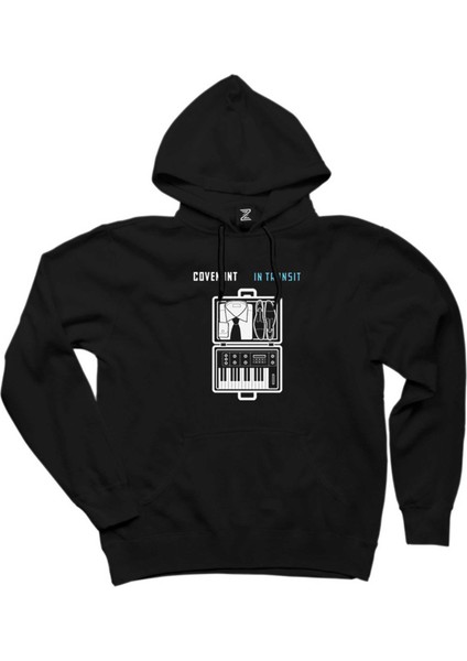 Covenant In Transit Siyah Kapşonlu Sweatshirt Hoodie