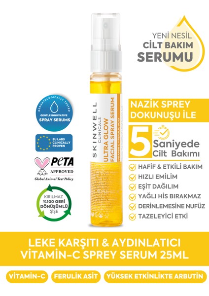 Yüz Bakım Sprey Serum 25 ml