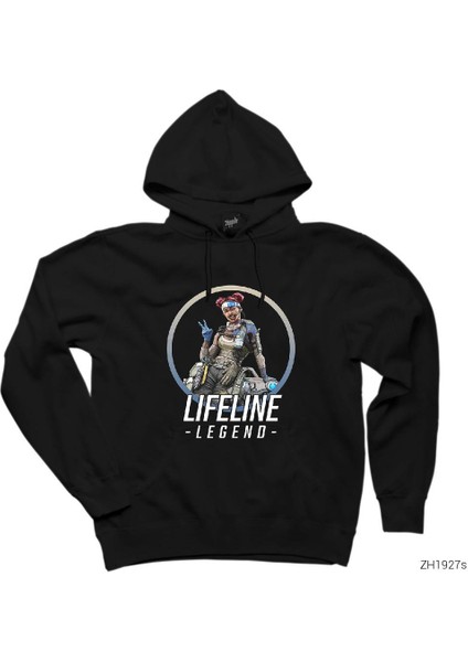 Apex Legends Lifeline Siyah Kapşonlu Sweatshirt Hoodie