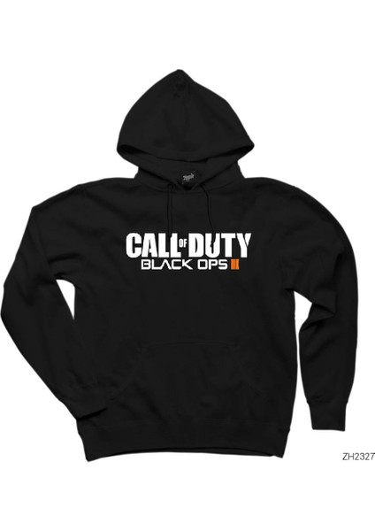 Call Of Duty Black Ops Iıı Siyah Kapşonlu Sweatshirt Hoodie
