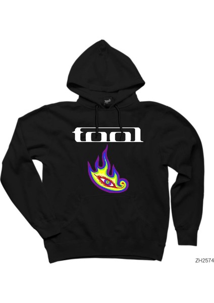Tool Colors Eye Siyah Kapşonlu Sweatshirt Hoodie