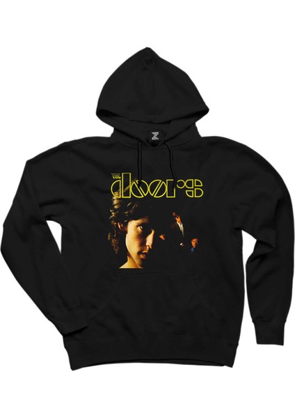 The Doors The Doors Siyah Kapşonlu Sweatshirt Hoodie
