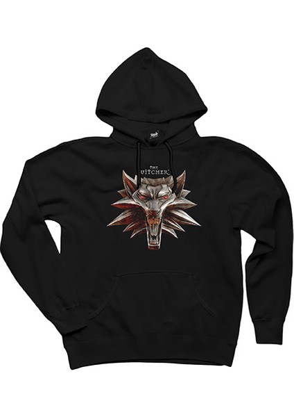The Witcher Avatar Siyah Kapşonlu Sweatshirt Hoodie
