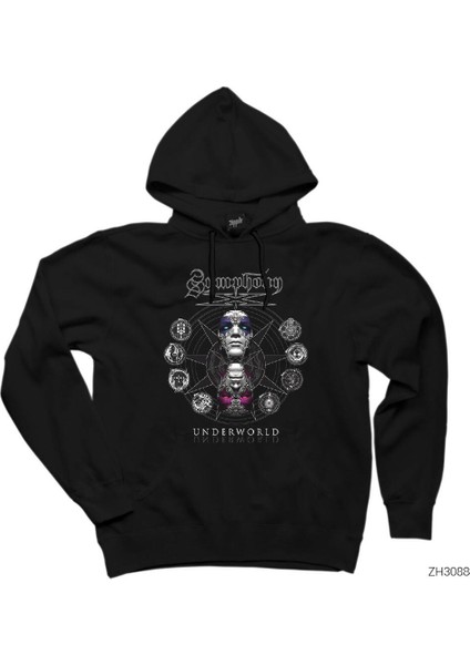 Symphony x Underworld Siyah Kapşonlu Sweatshirt Hoodie