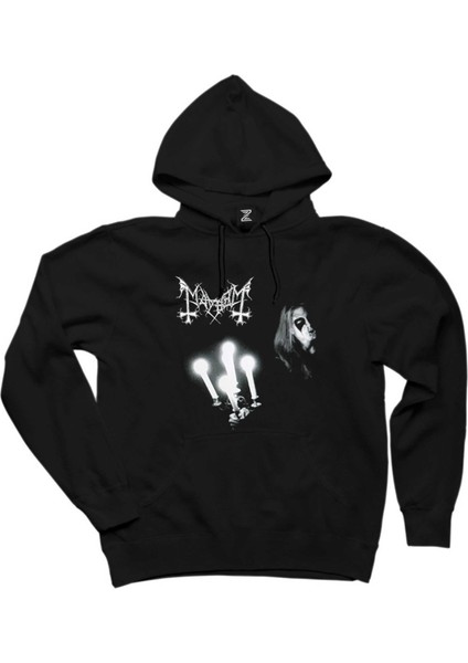 Mayhem Live In Leipzig Siyah Kapşonlu Sweatshirt Hoodie