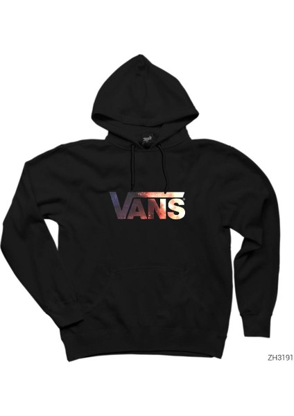 Vans Space Siyah Kapşonlu Sweatshirt Hoodie