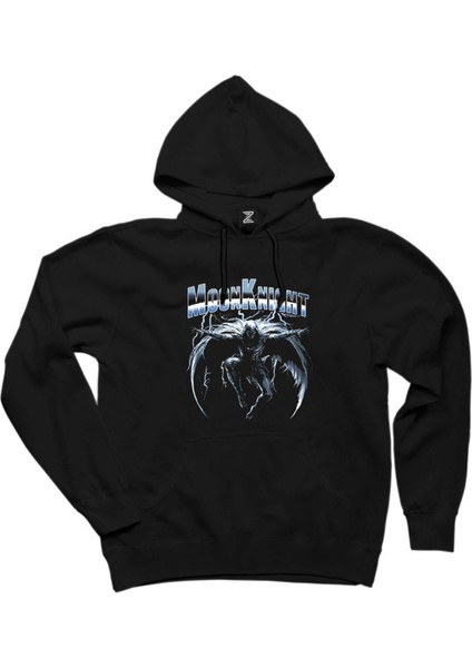 Moon Knight Lightning And Rain Siyah Kapşonlu Sweatshirt Hoodie