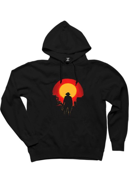 Red Dead Redemption 2 Arthur Morgan Siyah Kapşonlu Sweatshirt Hoodie