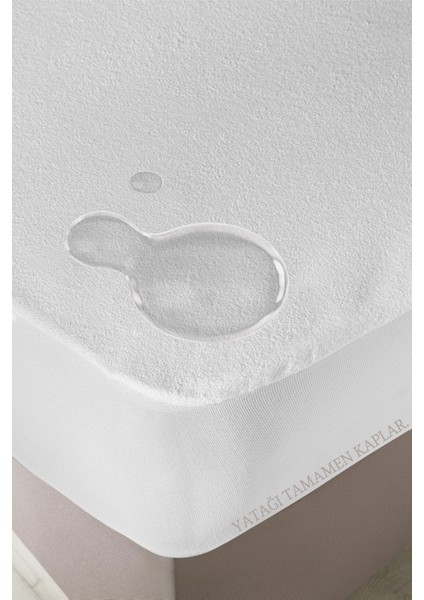 Pamuklu Sıvı Geçirmez Komple Lastikli Tam Koruma Yatak Koruyucu Fitted Alez 100X200/160X200/180X200