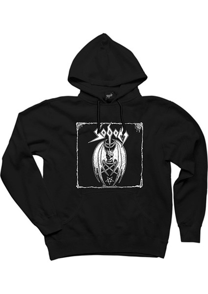 Sodom Demonized 2 Siyah Kapşonlu Sweatshirt Hoodie
