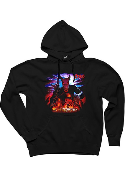 Dio Holy Diver Live Siyah Kapşonlu Sweatshirt Hoodie