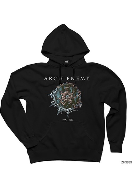 Arch Enemy 1996 2017 Siyah Kapşonlu Sweatshirt Hoodie