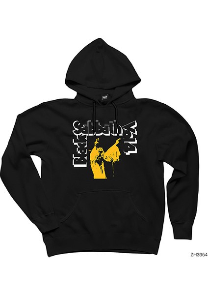 Black Sabbath Vol 4 Siyah Kapşonlu Sweatshirt Hoodie