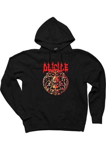Deicide Album Siyah Kapşonlu Sweatshirt Hoodie