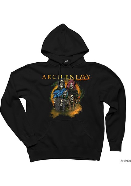 Arch Enemy Breaking The Law Siyah Kapşonlu Sweatshirt Hoodie
