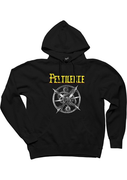 Pestilence Testimony Of The Ancients Siyah Kapşonlu Sweatshirt Hoodie