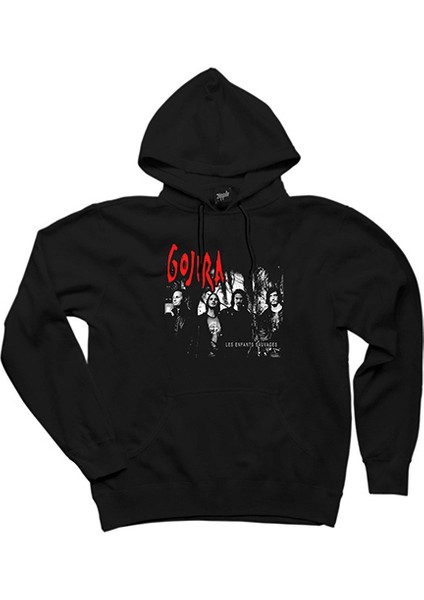 Gojira Les Enfants Sauvages Siyah Kapşonlu Sweatshirt Hoodie