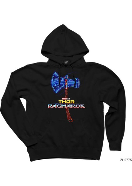 Thor Stormbreaker 2 Siyah Kapşonlu Sweatshirt Hoodie