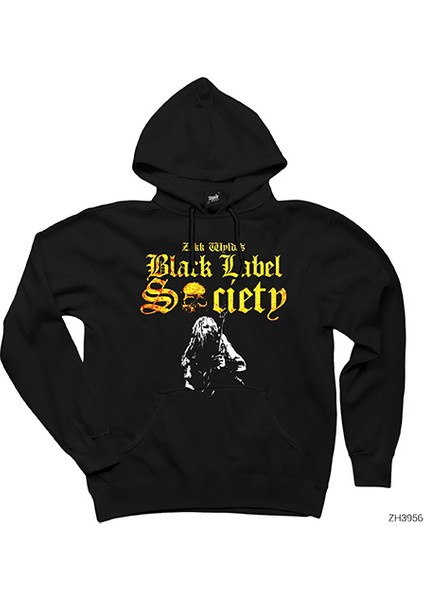 Black Label Society Zakk Wylde Siyah Kapşonlu Sweatshirt Hoodie