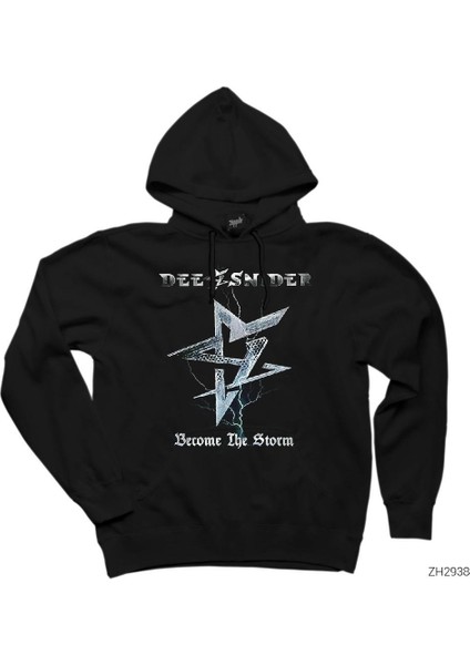 Dee Snider Siyah Kapşonlu Sweatshirt Hoodie