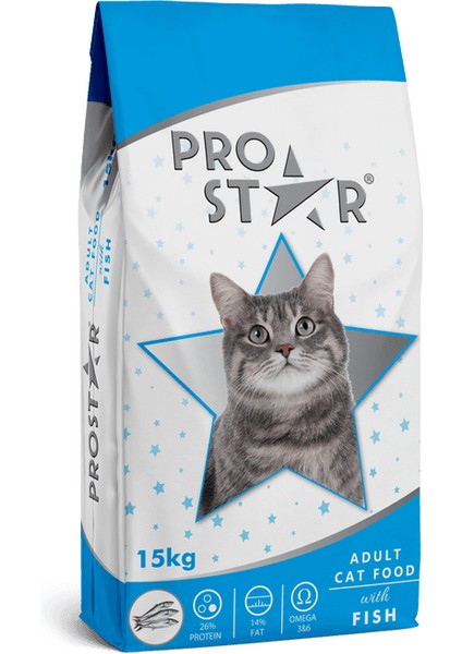 Yetişkin Kedi Maması Balıklı 15 kg