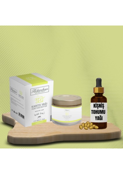 Karite Yağı 100 ml + Kişniş Tohumu Yağı 20 ml