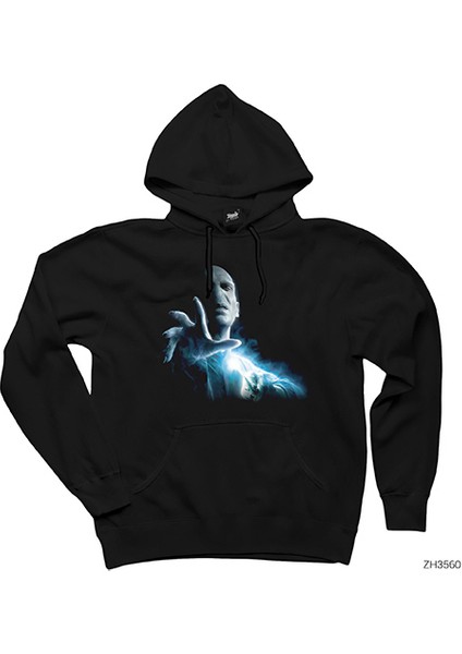 Lord Voldemort Siyah Kapşonlu Sweatshirt Hoodie