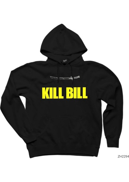 Kill Bill Siyah Kapşonlu Sweatshirt Hoodie