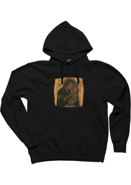 Batushka Panihida Siyah Kapşonlu Sweatshirt Hoodie