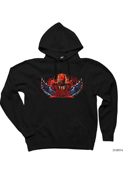 Arkona Vo Slavu Velikim Siyah Kapşonlu Sweatshirt Hoodie
