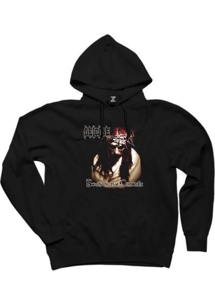 Deicide Scars Of The Crucifix Siyah Kapşonlu Sweatshirt Hoodie