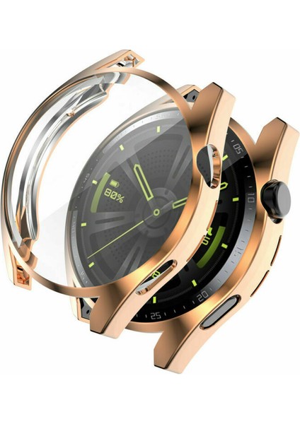 Huawei Watch Gt3 46MM Silikon Kapak Kılıf Ekran Koruyucu
