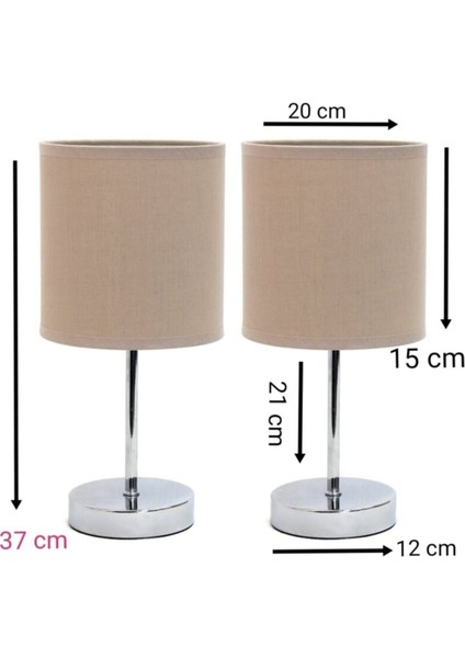 2 Adet Abajur 1 Adet Sarkıt Pasta Yatak Odası Seti Konsept modelleri