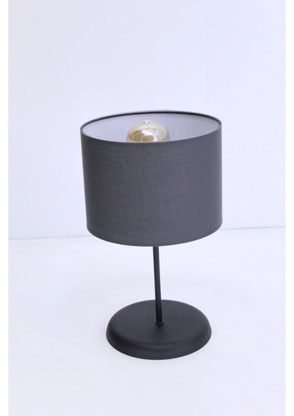 Serin Masa Abajuru Yatak Başı Lambası Gece Çoçuk Lambası Kumaş Başlık Metal Ayak fiyatları