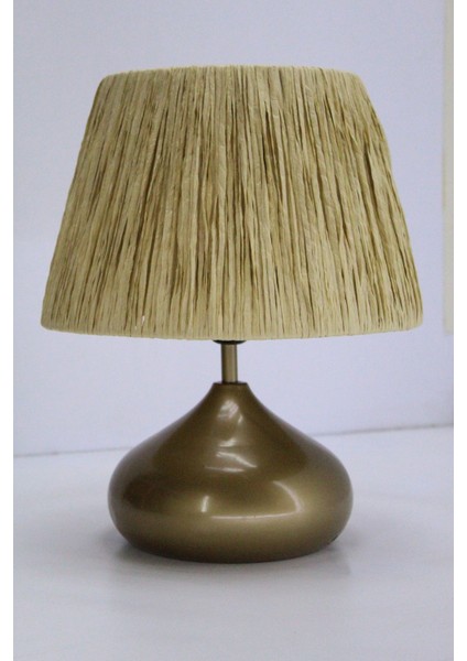 Üzüm Abajur Rafya Başlık Metal Elips Ayak fiyatları