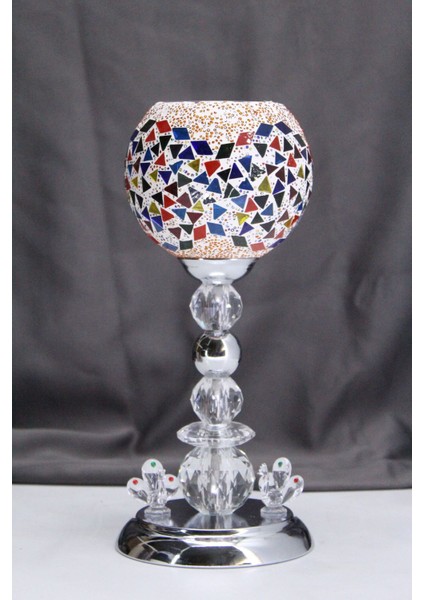 Cam Ayaklı Masa Abajuru