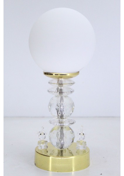 Kristal Taşlı Masa Abajuru Gece Lambası Yatak Başı Lambası modelleri