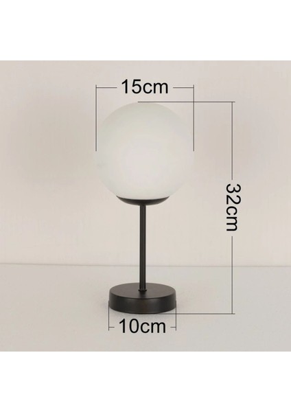 Cam Başlıklı Masa Yatak Başı Abajur fiyatları