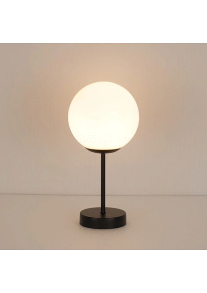 Cam Başlıklı Masa Yatak Başı Abajur modelleri