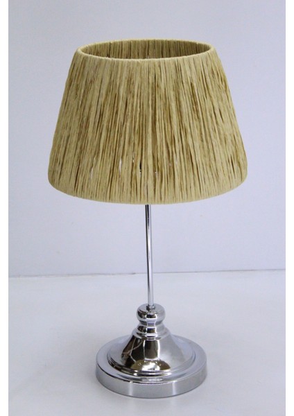 Rafya Başlıklı Metal Ayaklı Masa Abajuru fiyatları