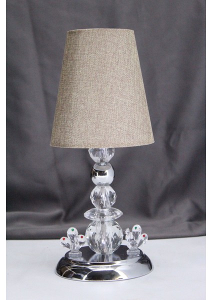 Cam Ayaklı Masa Abajuru