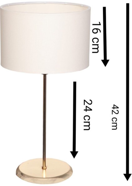 Krem Gold Kaplama Abajur fiyatları