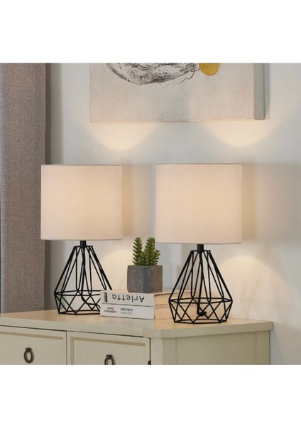 Iki Adet Tardu Abajur Krem Kumaş Şapka fiyatları