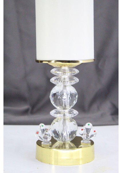 Kristal Taşlı Masa Abajuru Gece Lambası Yatak Başı Lambası modelleri