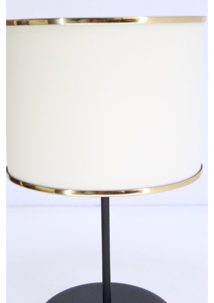 Serin Masa Abajuru Yatak Başı Lambası Gece Çoçuk Lambası Kumaş Başlık Metal Ayak modelleri